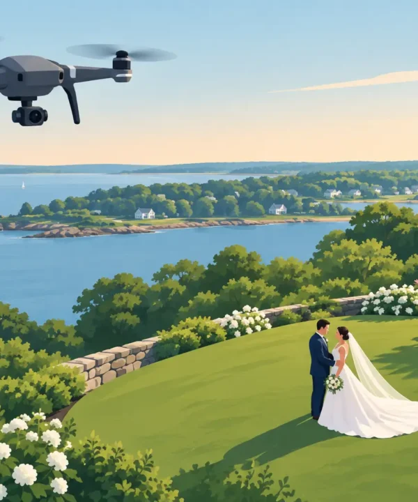 Drone Photography for Connecticut Weddings