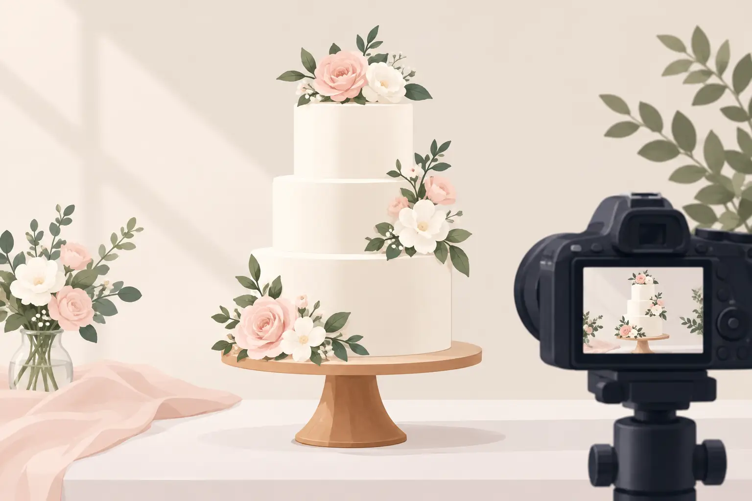 Wedding Cakes That Look Beautiful on Camera